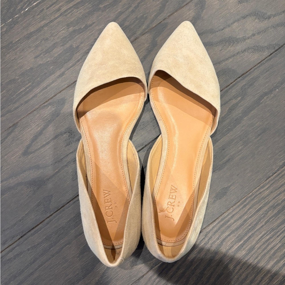 J. Crew Women's Cream Suede Flats